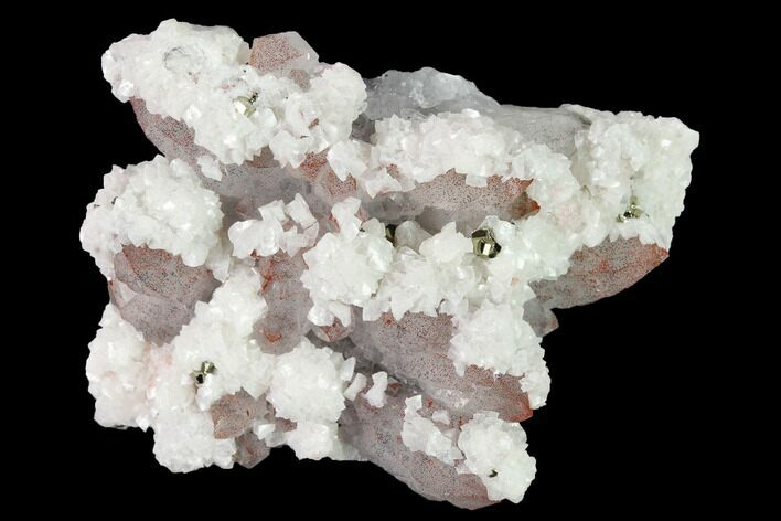 Hematite Quartz, Dolomite and Pyrite Association - China #170226
